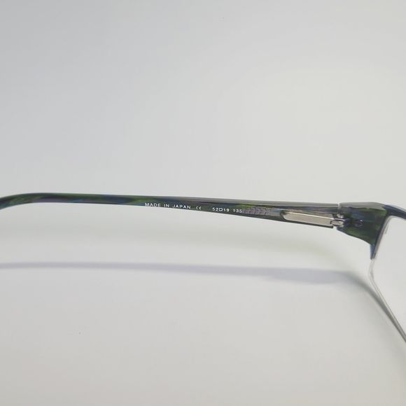 O&X New York OT-211U eyeglasses green blue full frame eyewear  52-19 135 C7 - Picture 5 of 13